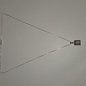 Smoky Quartz Pendant and Chain in 925 Sterling Silver